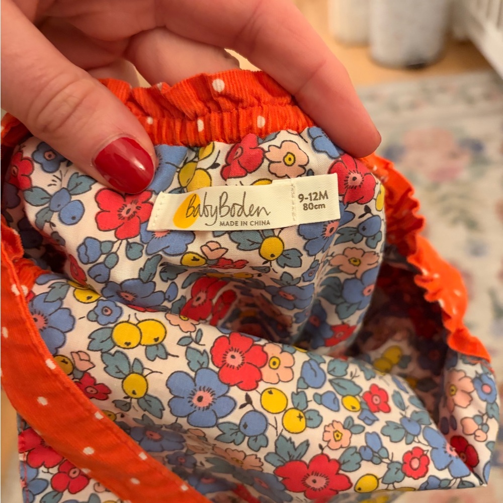 Baby Boden Fox bubble romper
